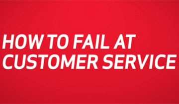 How to Fail at Customer Service video